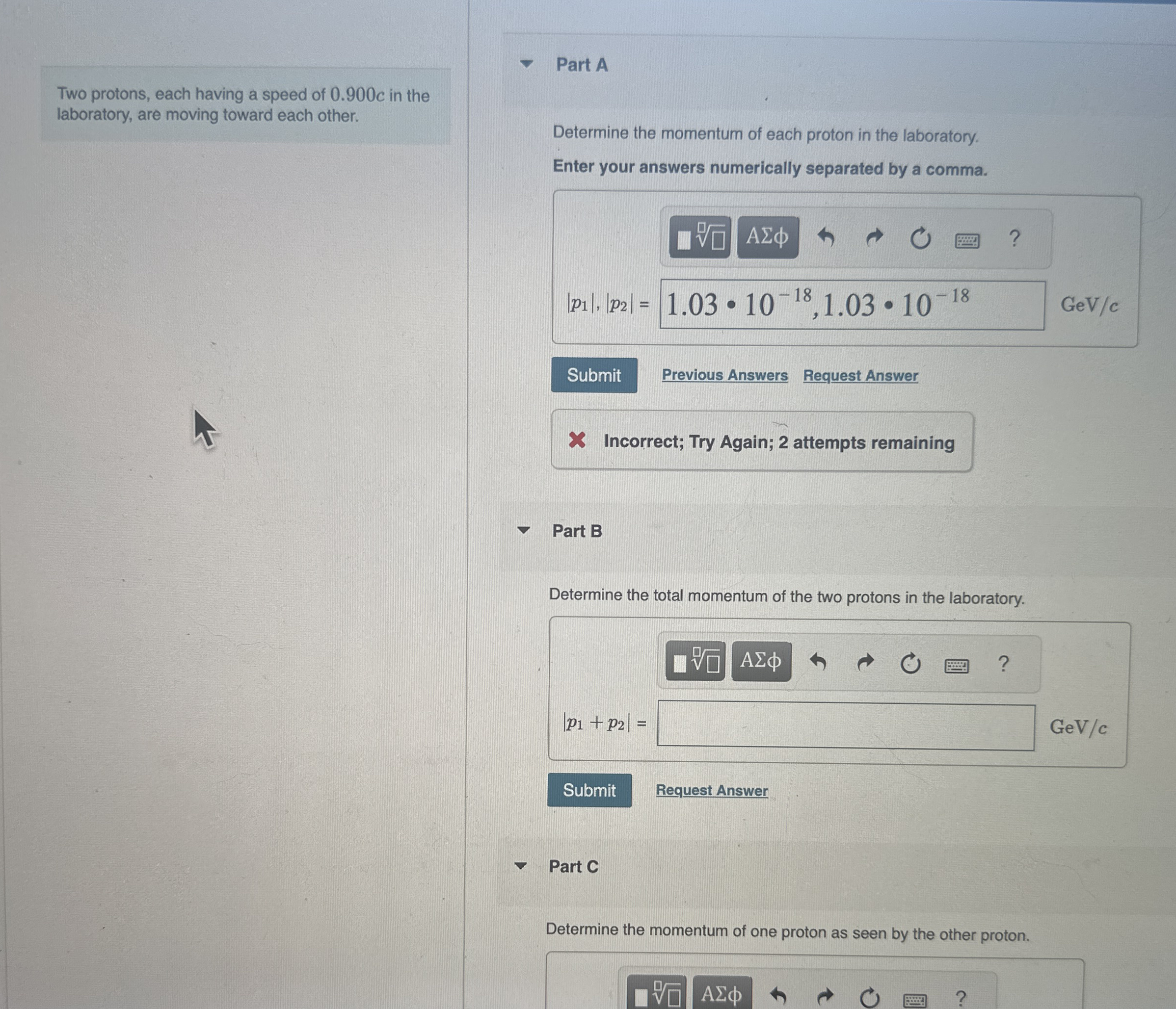 I need part a b and c please. The correct units.