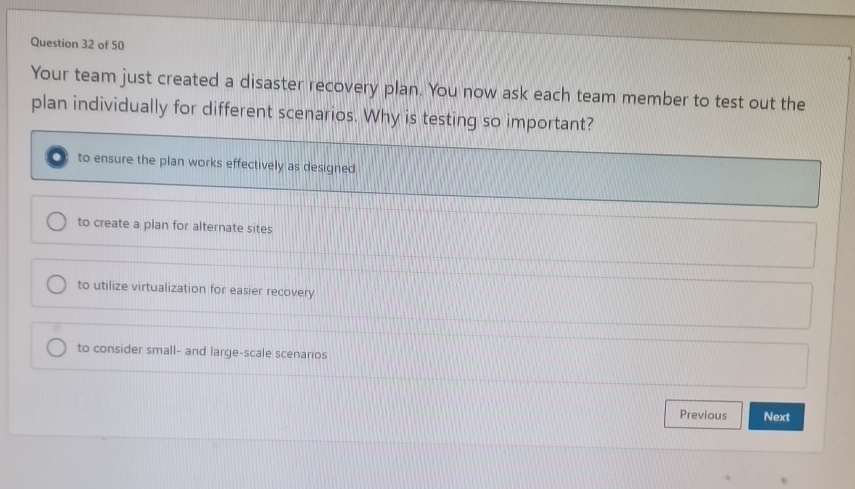 Question 3 2 of 5 0 Your team just created a