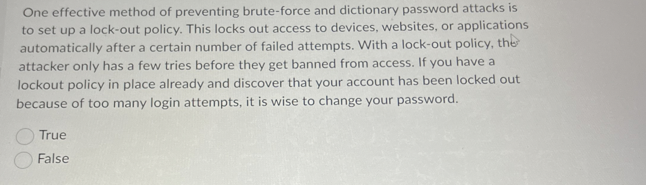 One effective method of preventing brute - force