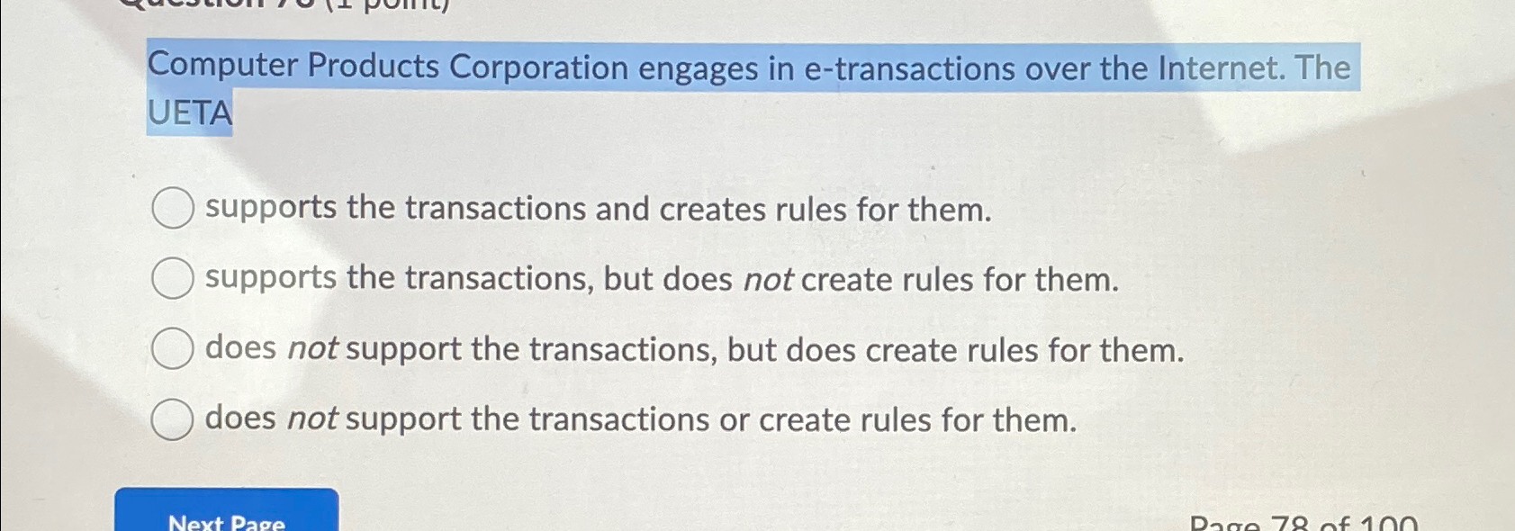 Computer Products Corporation engages in e -