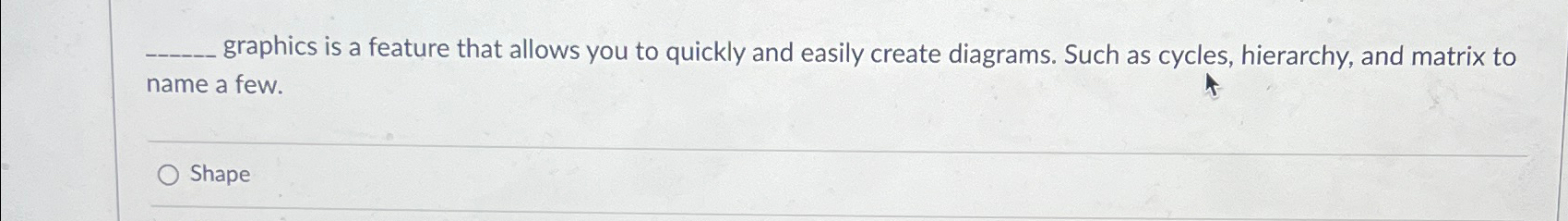 graphics is a feature that allows you to quickly