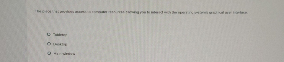 The place that provides access to computer