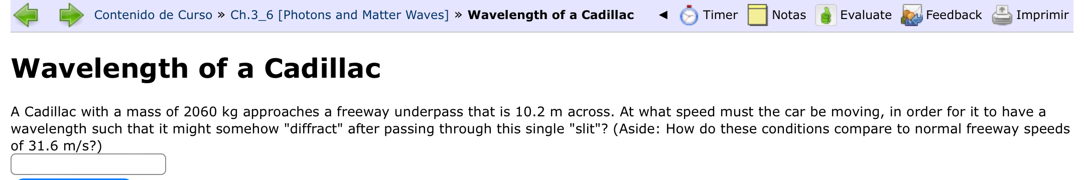Contenido de Curso Ch . 3 _ 6 [ Photons and