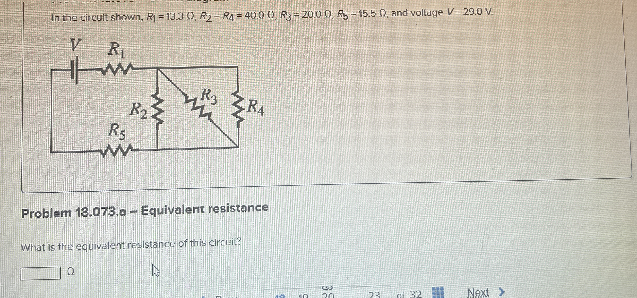 In the circuit shown, R 1 = 1 3 . 3 , R 2 = R 4 =
