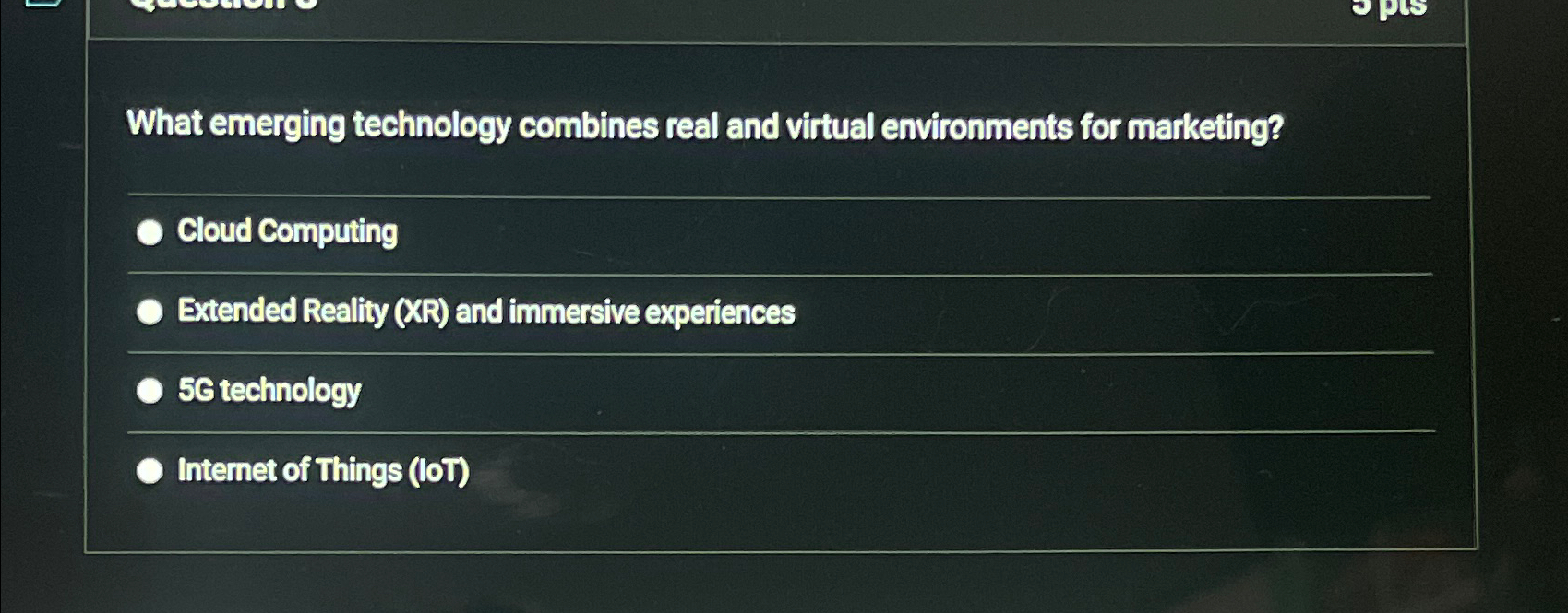 What emerging technology combines real and