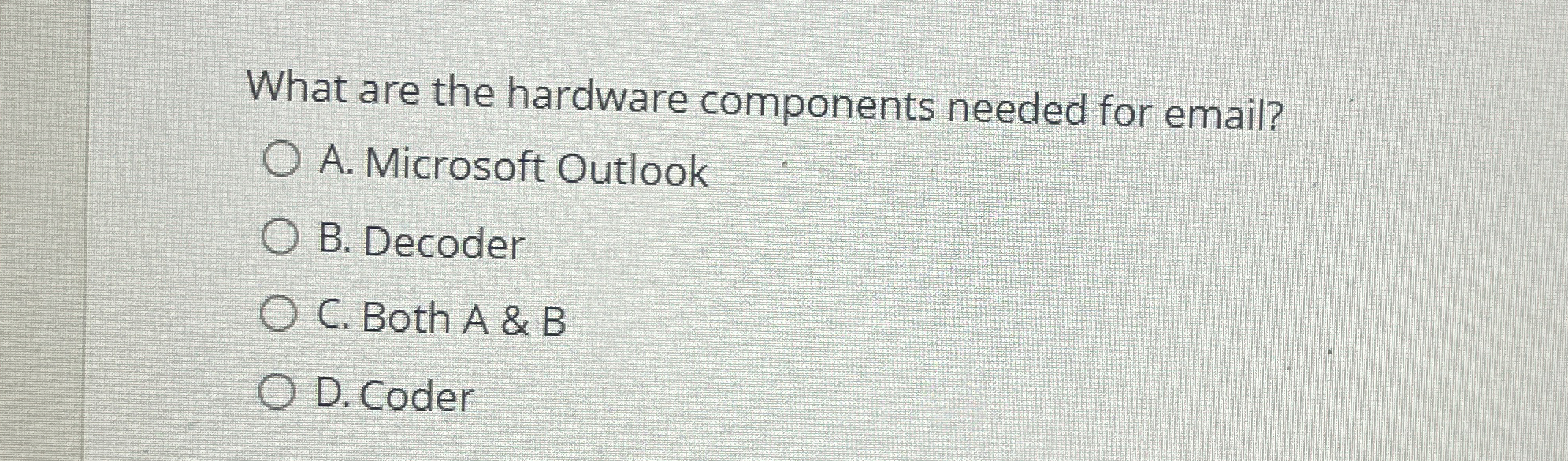 What are the hardware components needed for