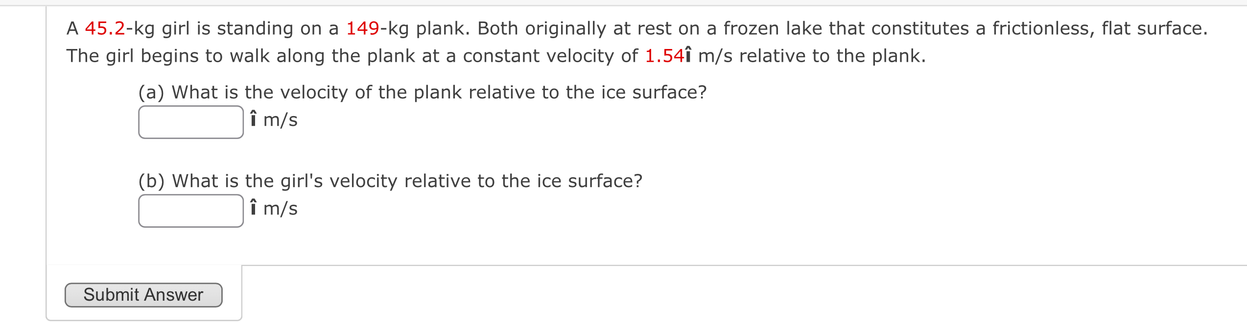 A \ ( 4 5 . 2 - \ mathrm { kg } \ ) girl is