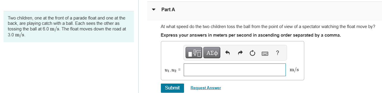 Two children, one at the front of a parade float