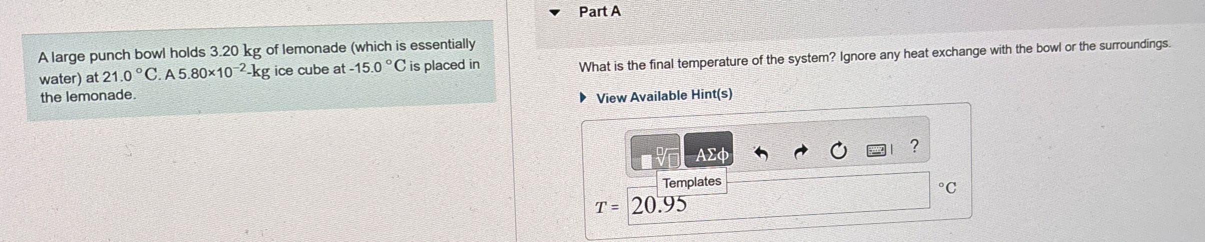 A large punch bowl holds 3 . 2 0 kg of lemonade (