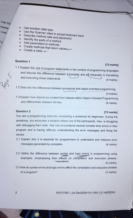 Use boolean data type. Use the Scanner class to