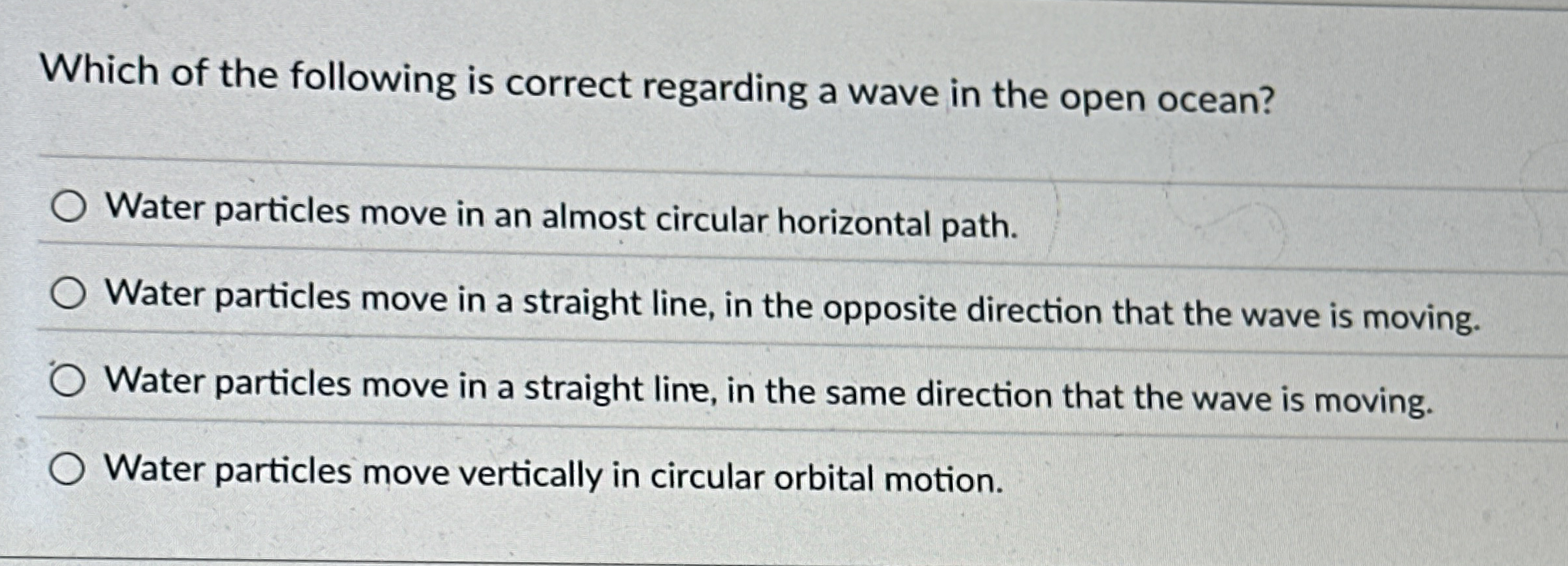 Which of the following is correct regarding a