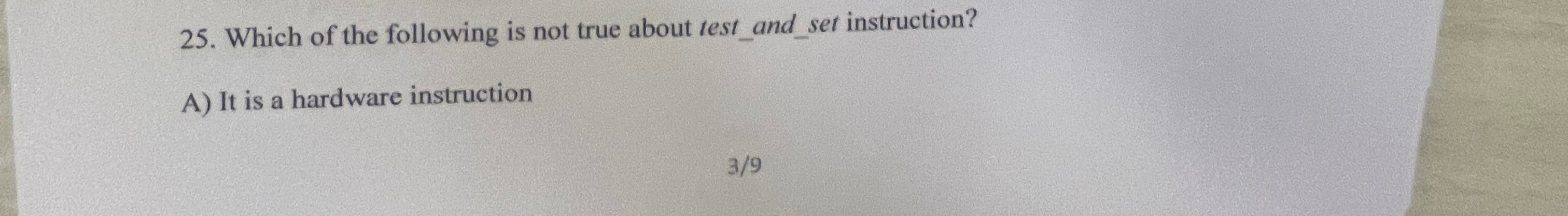 Which of the following is not true about test _