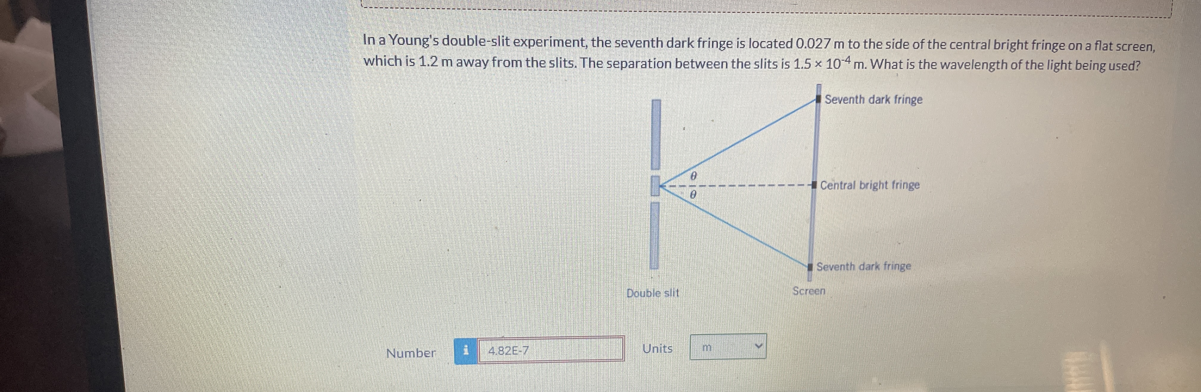In a Young's double - slit experiment, the