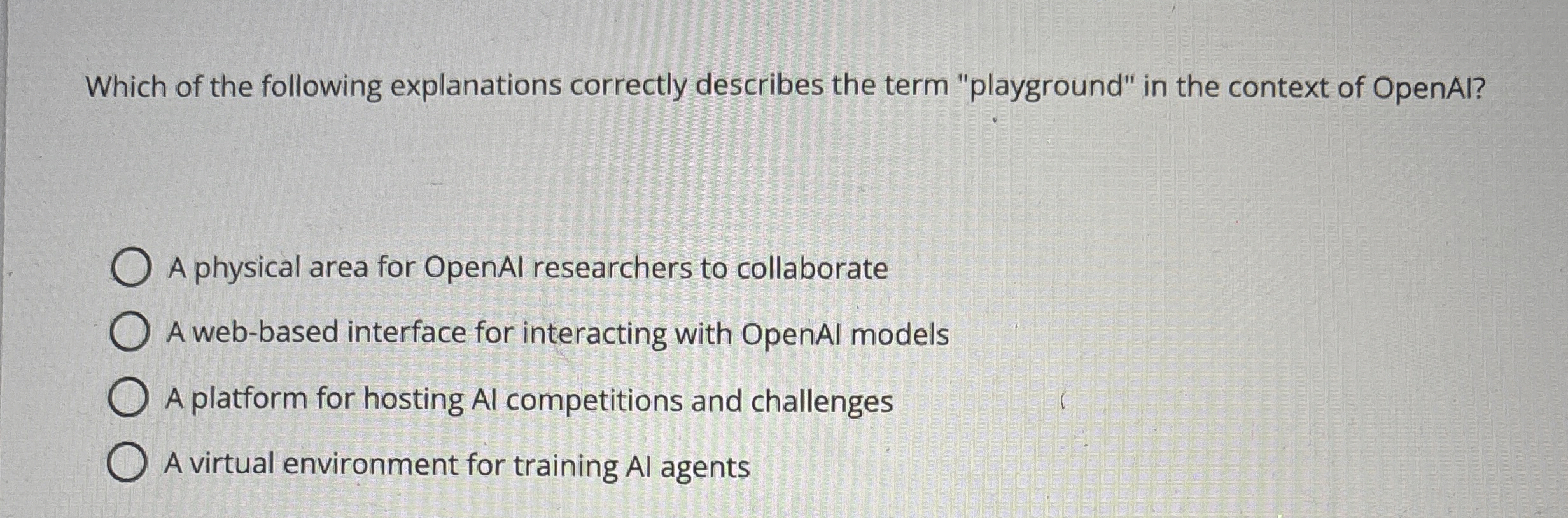 Which of the following explanations correctly