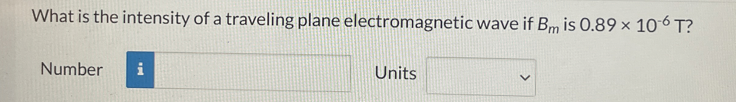 What is the intensity of a traveling plane