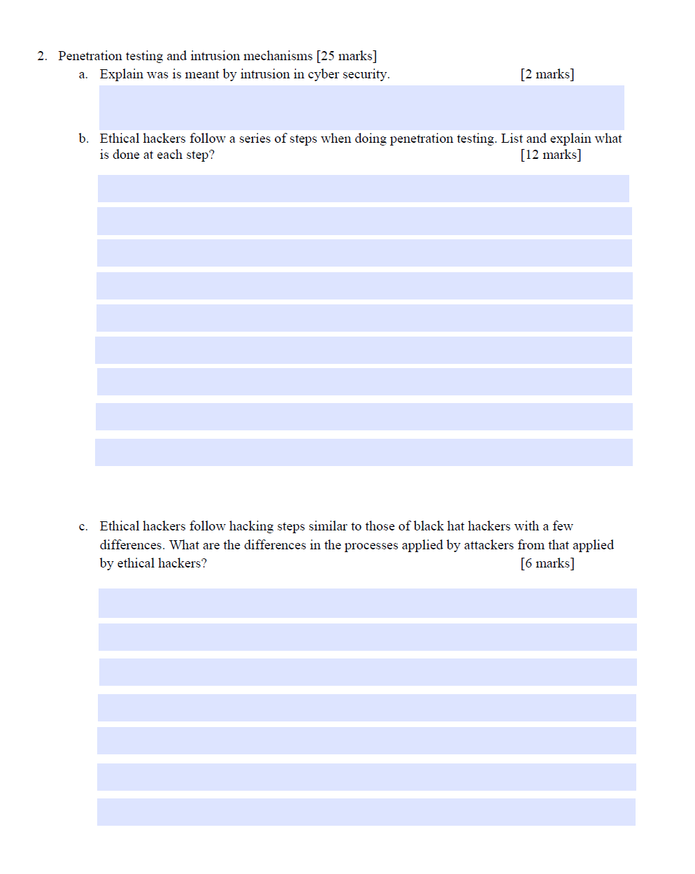 Penetration testing and intrusion mechanisms [ 2