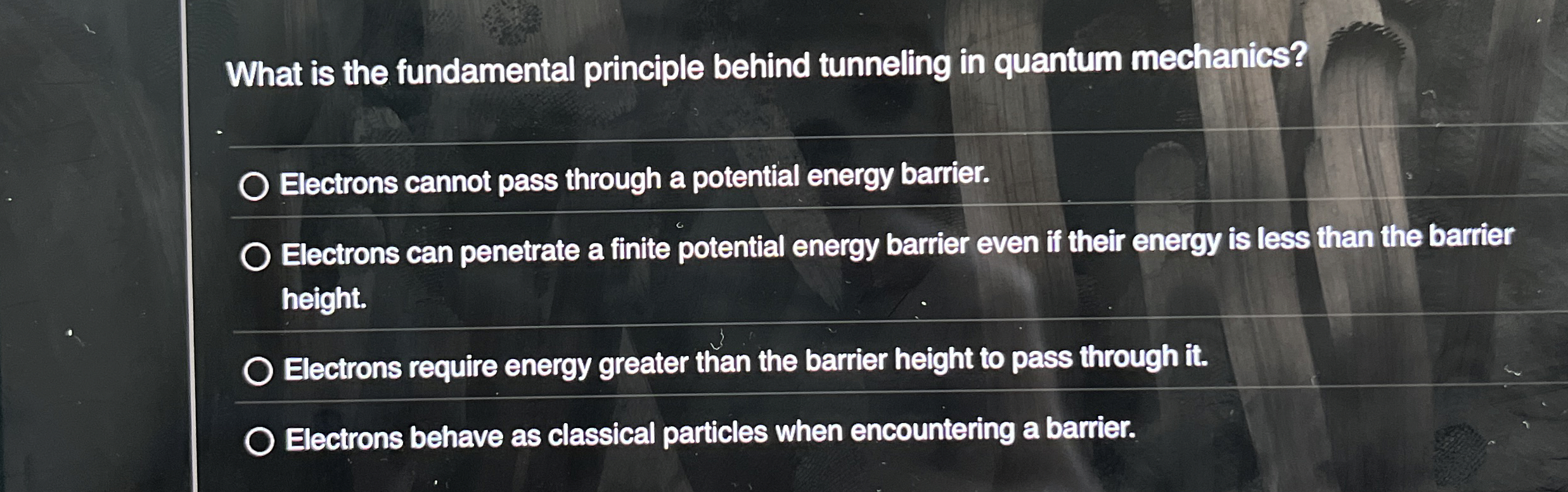 What is the fundamental principle behind