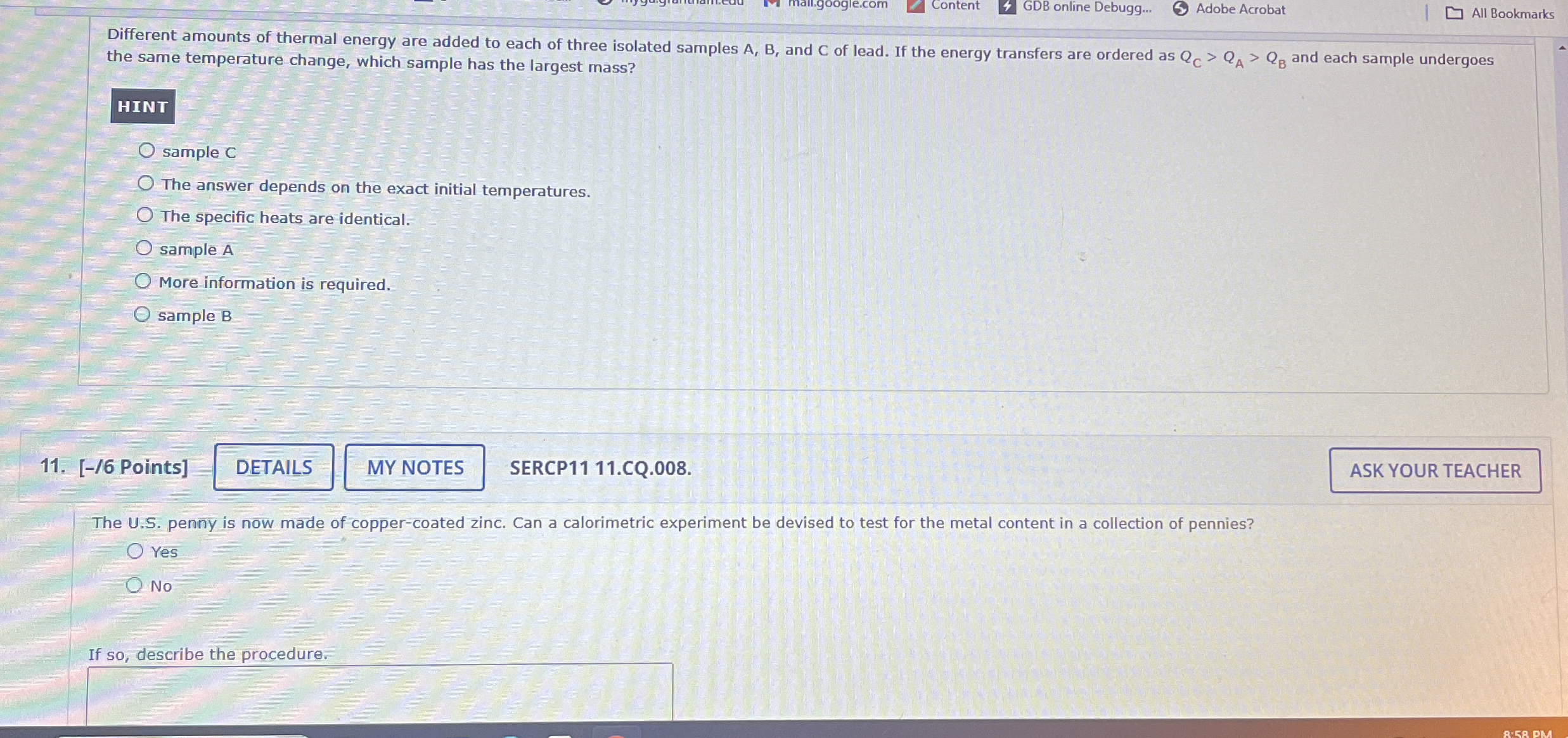 Content GDB online Debugg... Adobe Acrobat All