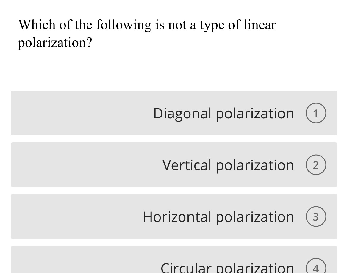 Which of the following is not a type of linear