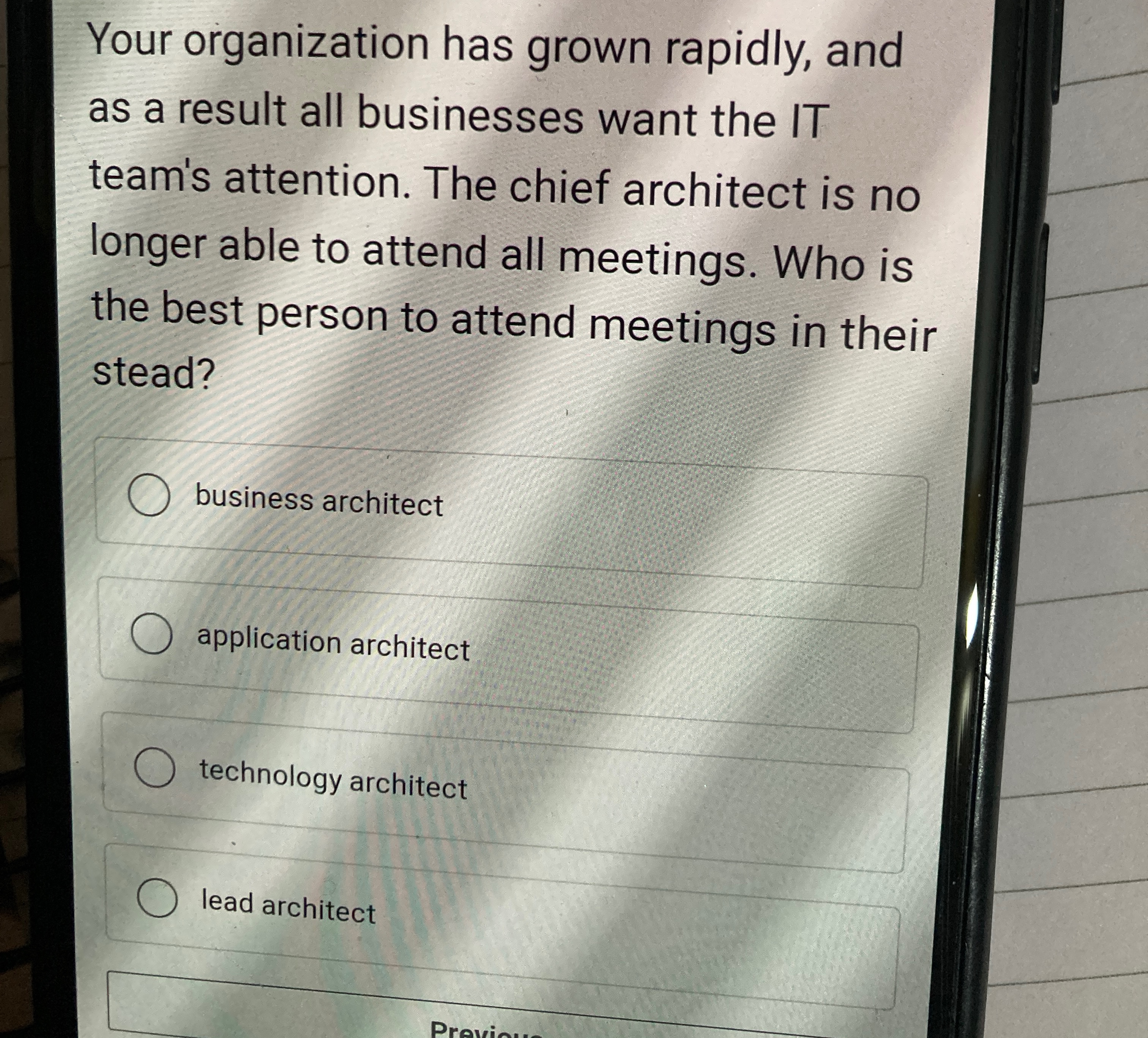 Your organization has grown rapidly, and as a