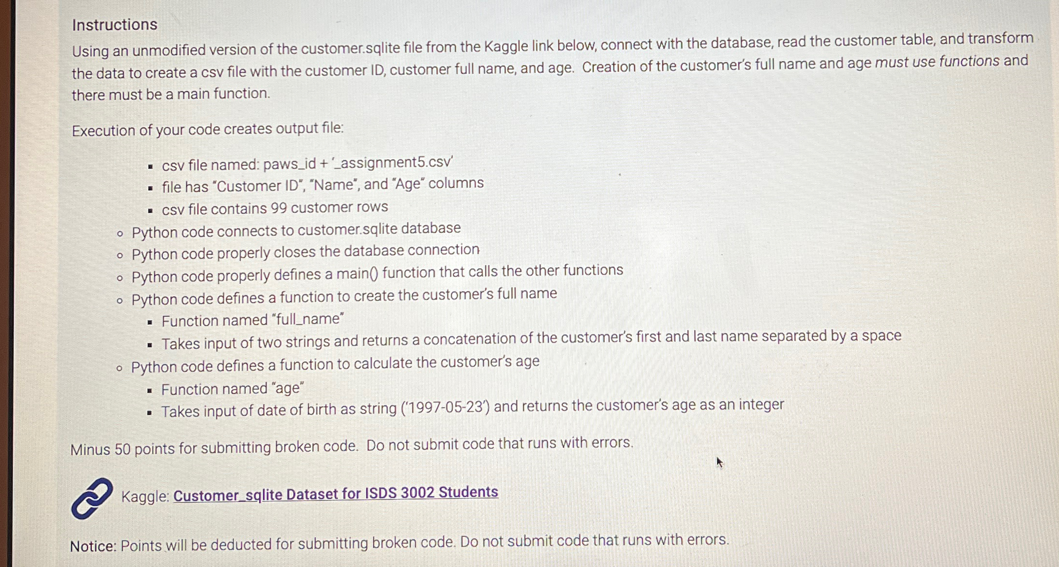 Instructions Using an unmodified version of the