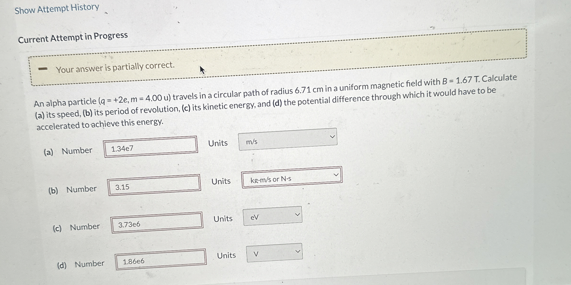 Show Attempt History Current Attempt in Progress