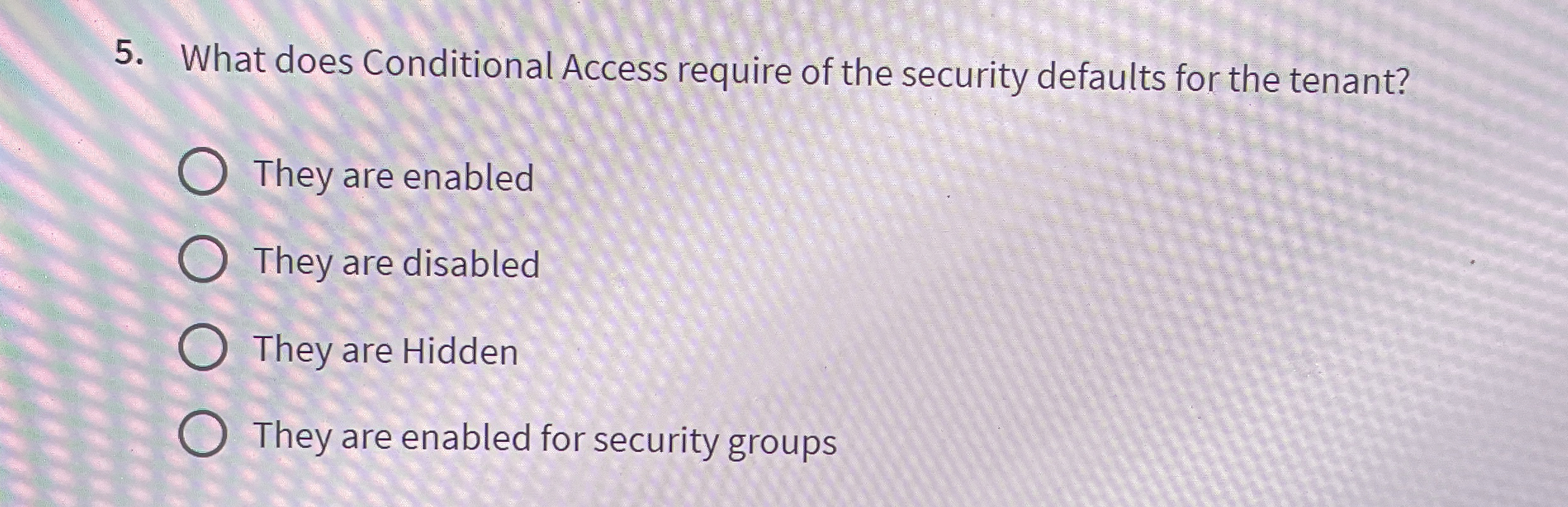 What does Conditional Access require of the
