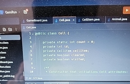 in java. declare an equals ( ) method tha