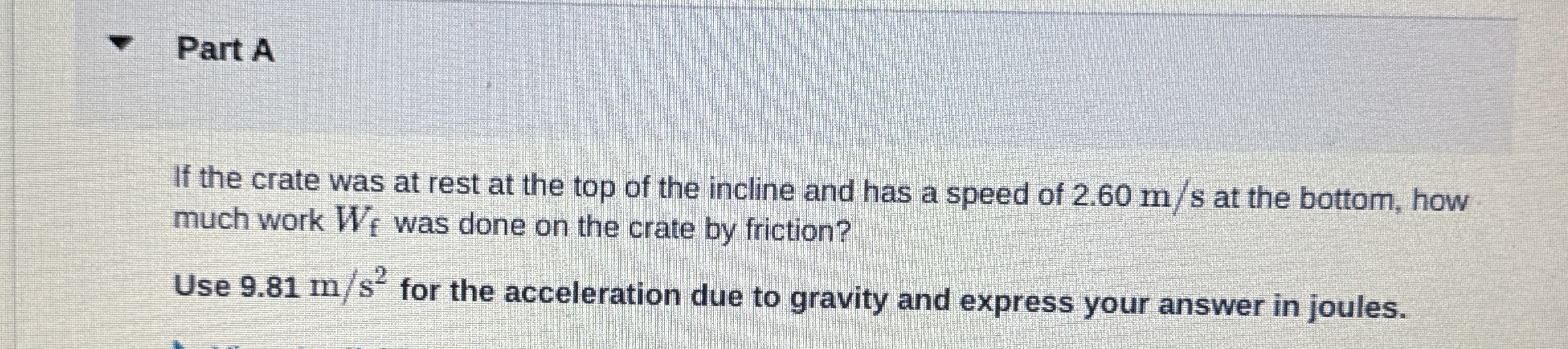 A crate of fruit with a mass of 3 9 . 5 kg and a