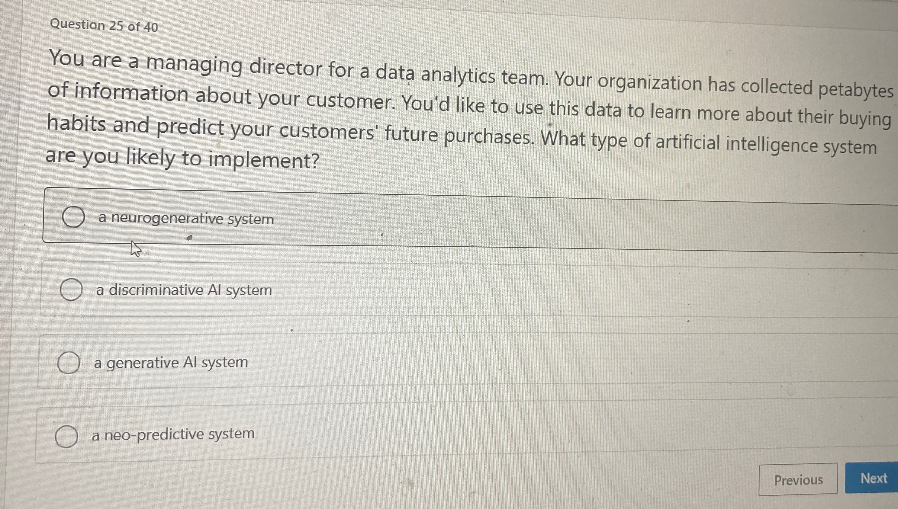 Question 2 5 of 4 0 You are a managing director