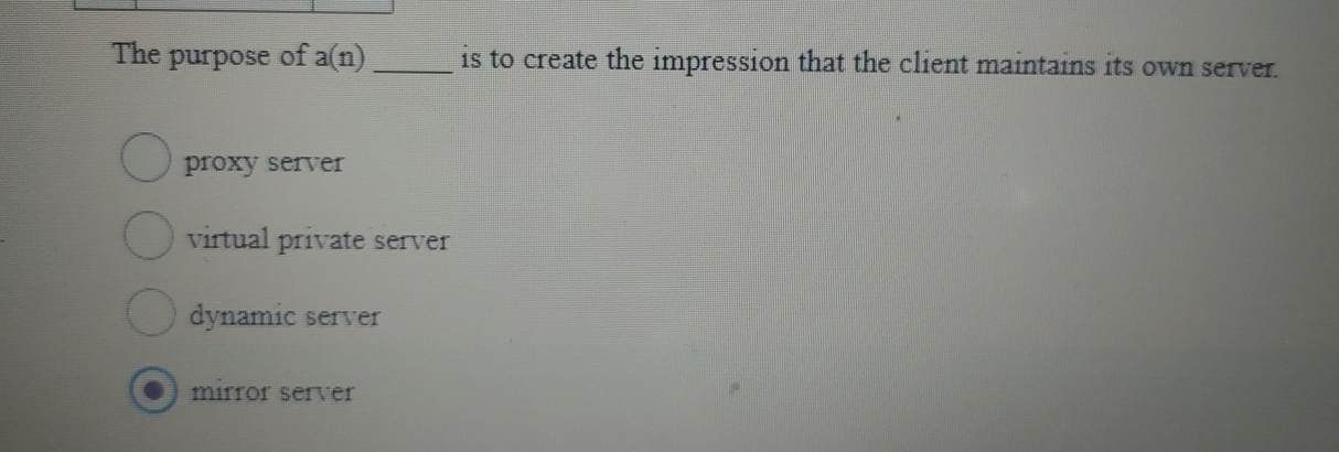 The purpose of a ( n ) is to create the
