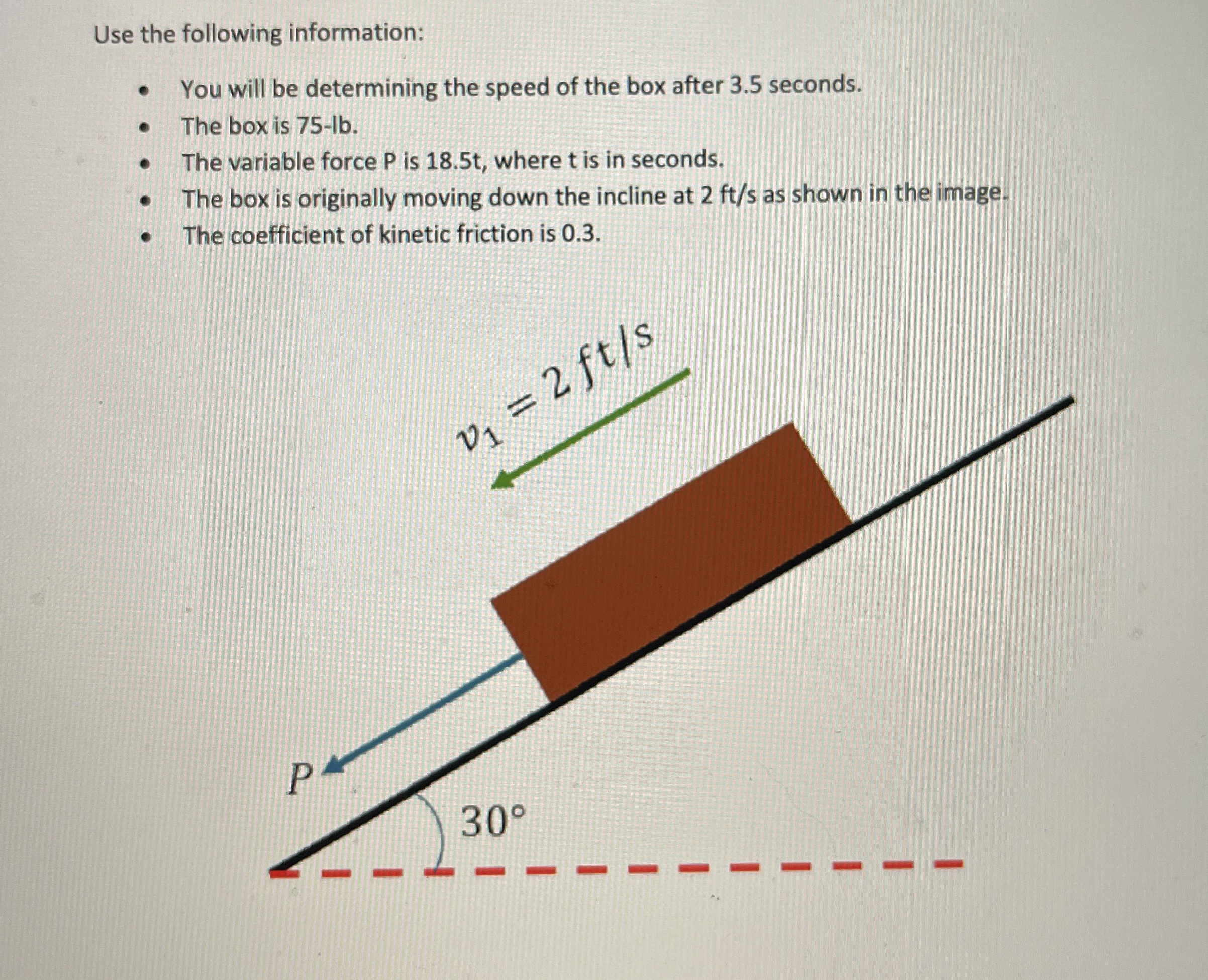 1 ) what is the normal force between the box and