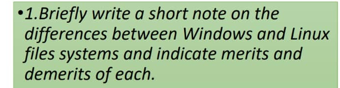 - 1 . Briefly write a short note on the