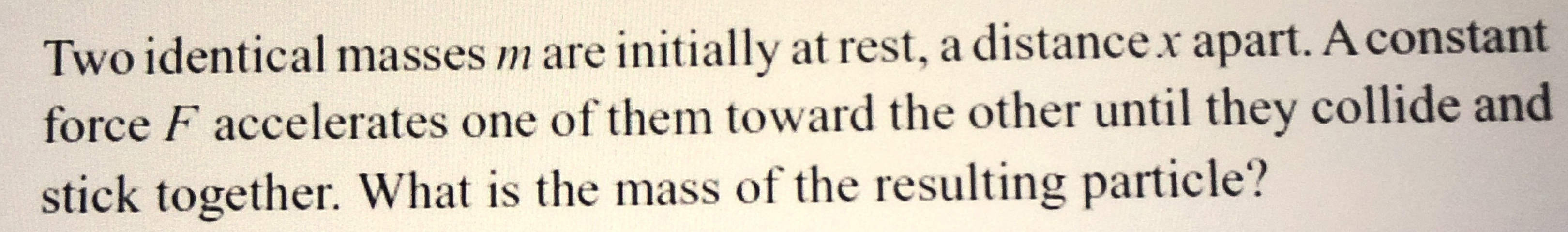 Please solve by computing the total energy of the