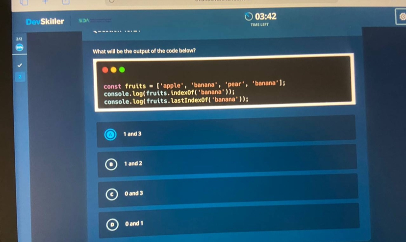 Choose the correct answer: What will be the