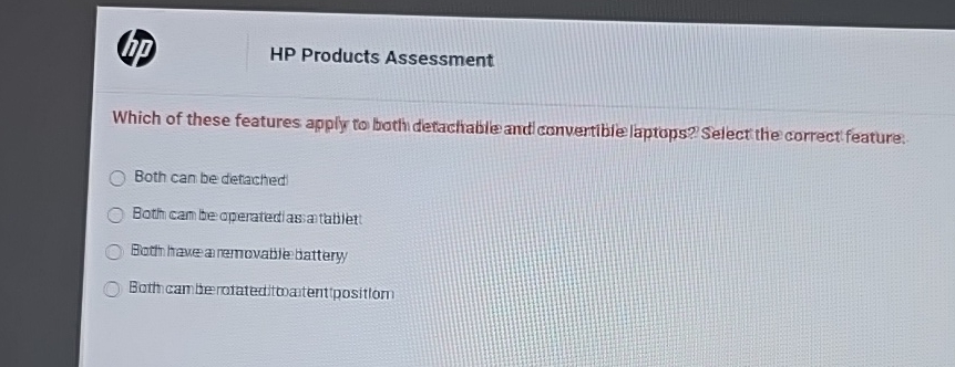 Which of these features apply to bothidetachable