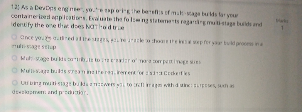 As a DevOps engineer, you're exploring the