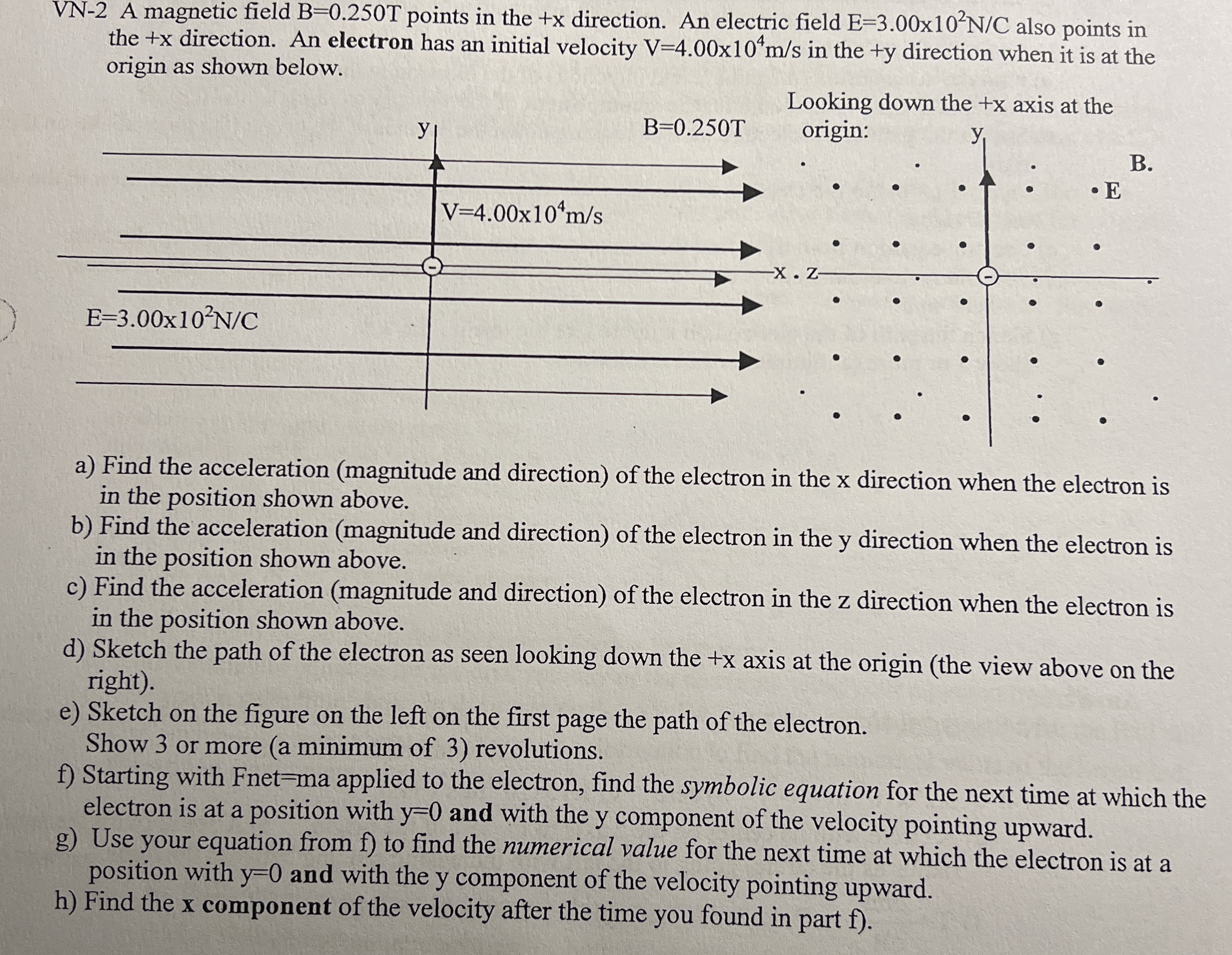 * Please help with parts e , f , g and h only! *