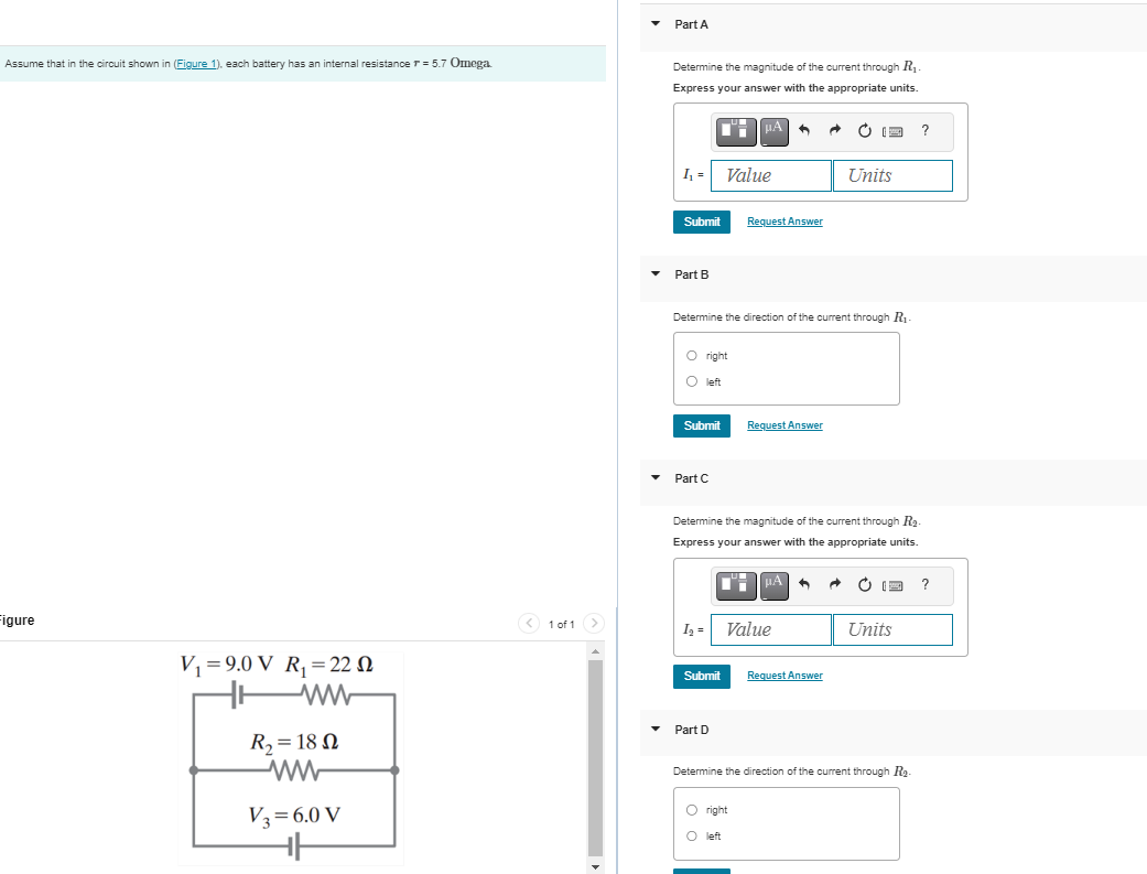 Assume that in the circuit shown in ( Figure 1 )