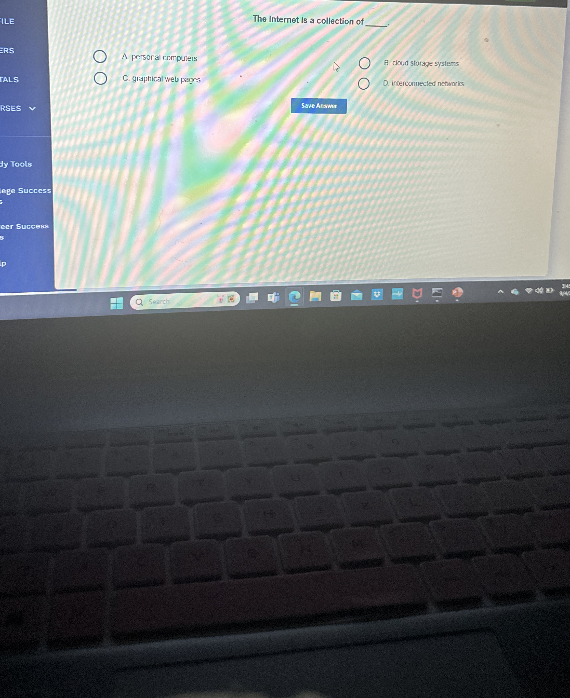 ILE The Internet is a collection of IRS TALS A .