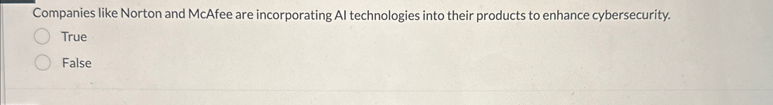 Companies like Norton and McAfee are