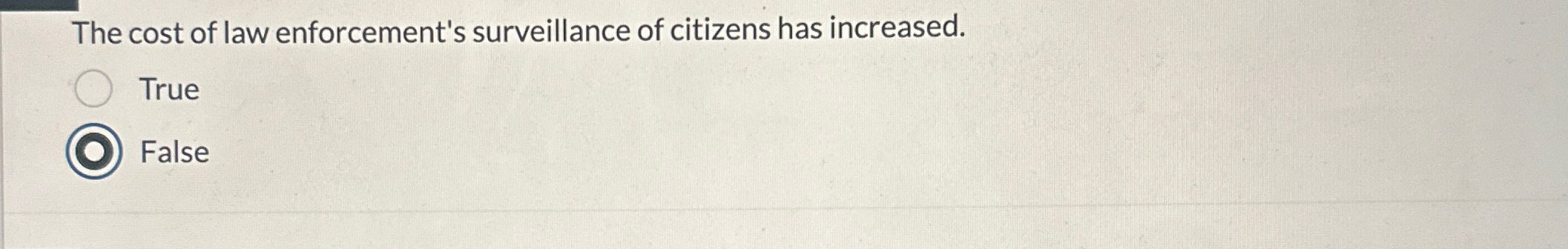 The cost of law enforcement's surveillance of