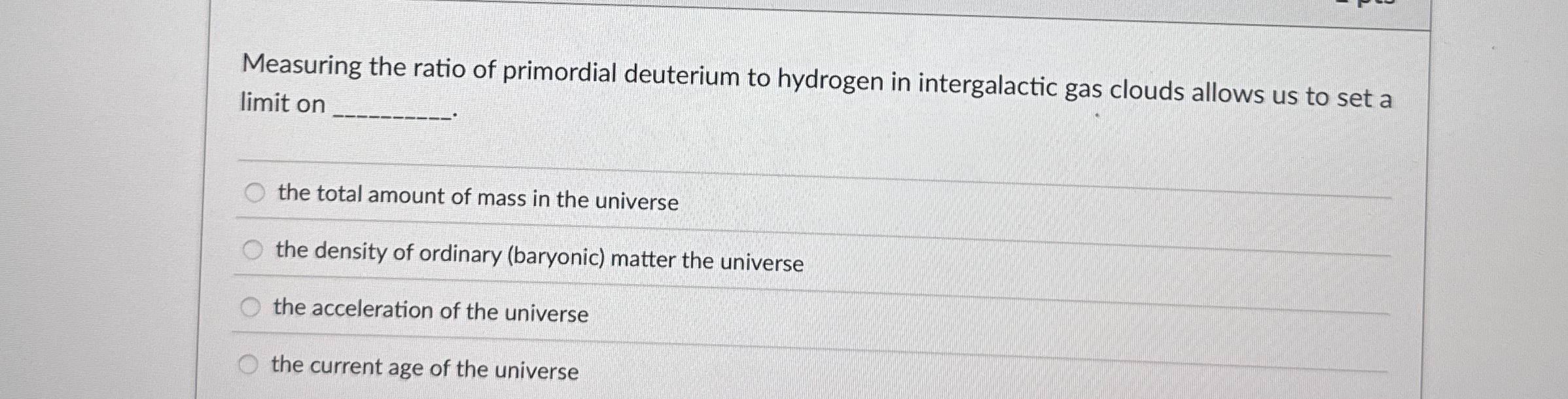 Measuring the ratio of primordial deuterium to