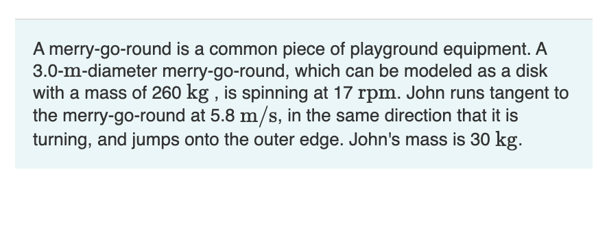 A merry - go - round is a common piece of