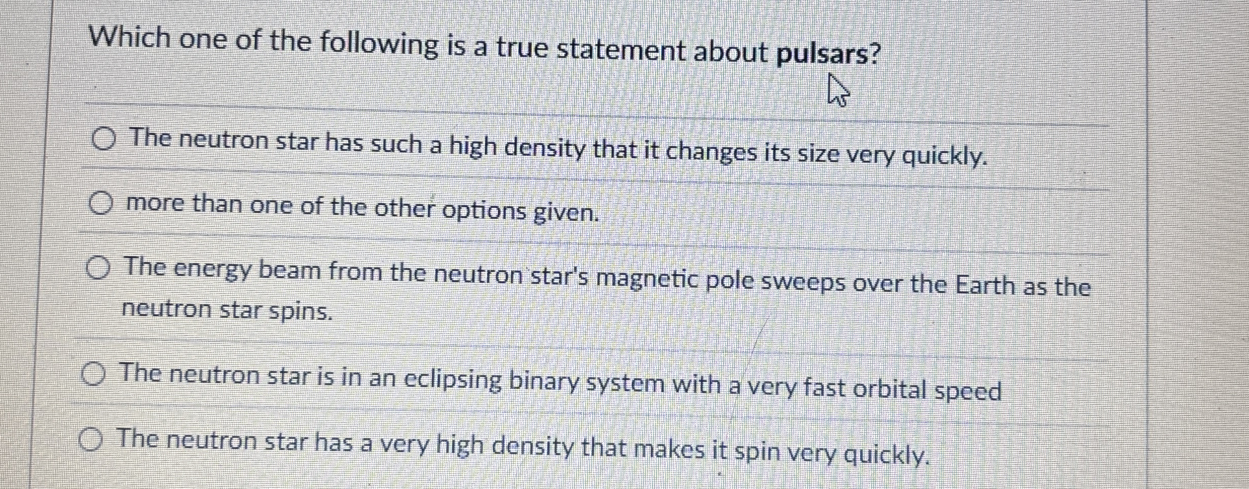 Which one of the following is a true statement