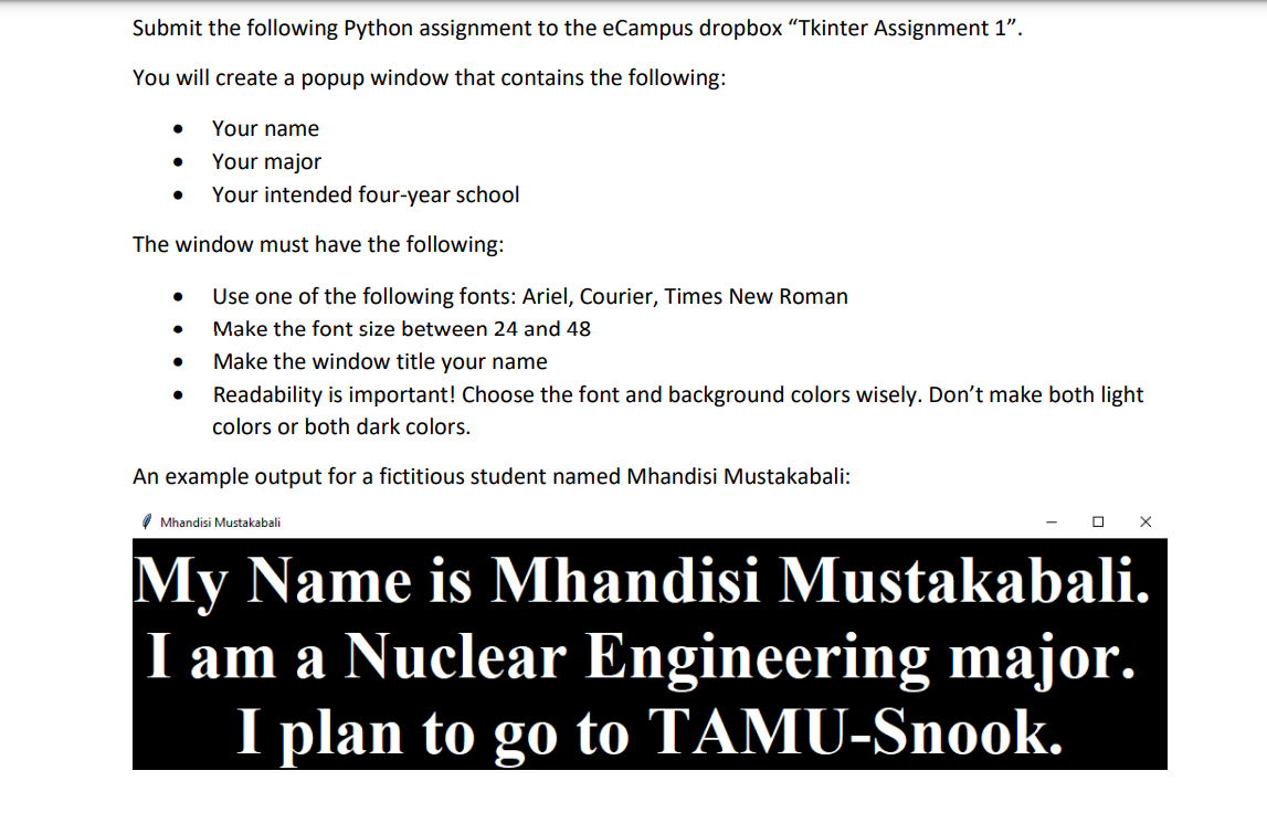 Please explain step by step along with the python