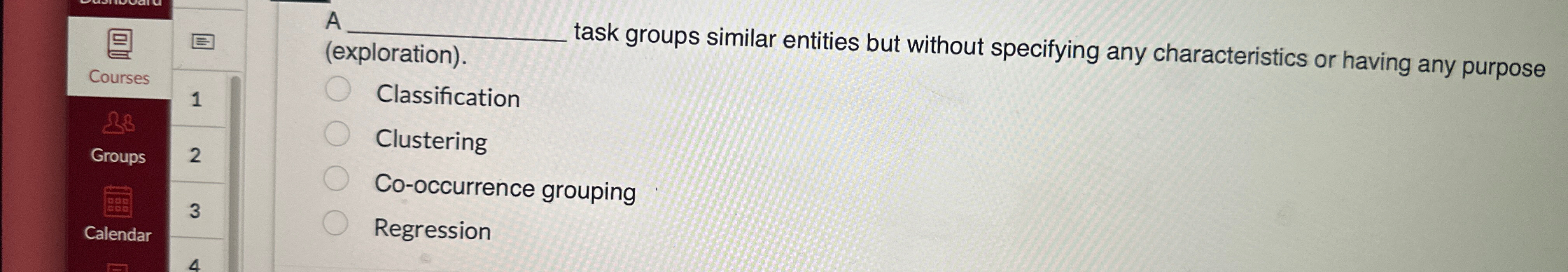 A q , ( exploration ) . task groups similar