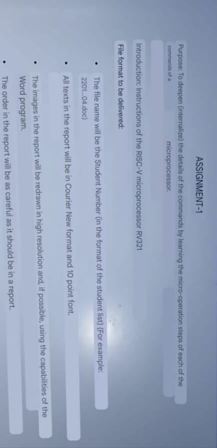 ASSIGNMENT - 1 Purpose: To deepen ( internalize )