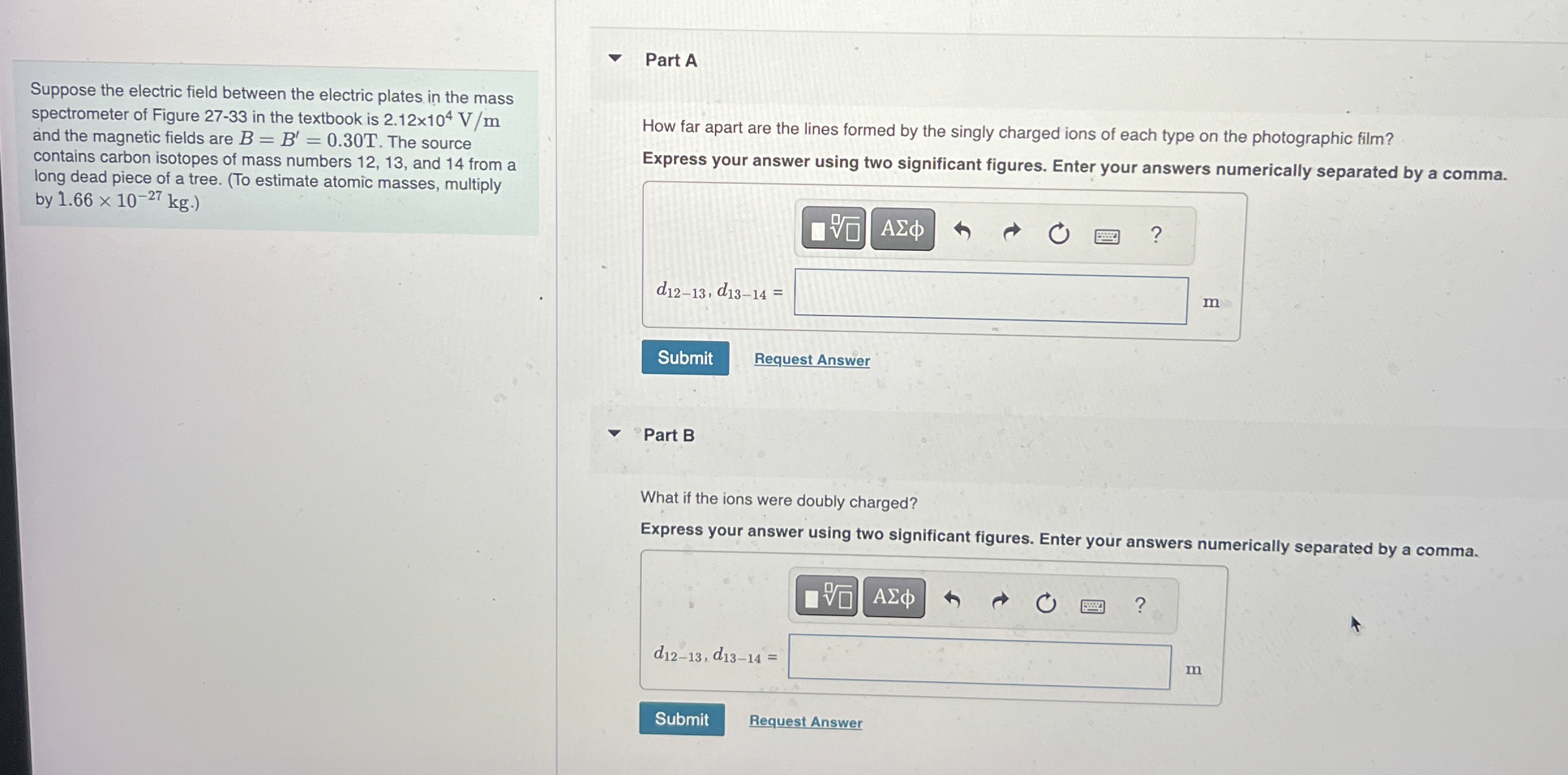 Suppose the electric field between the electric