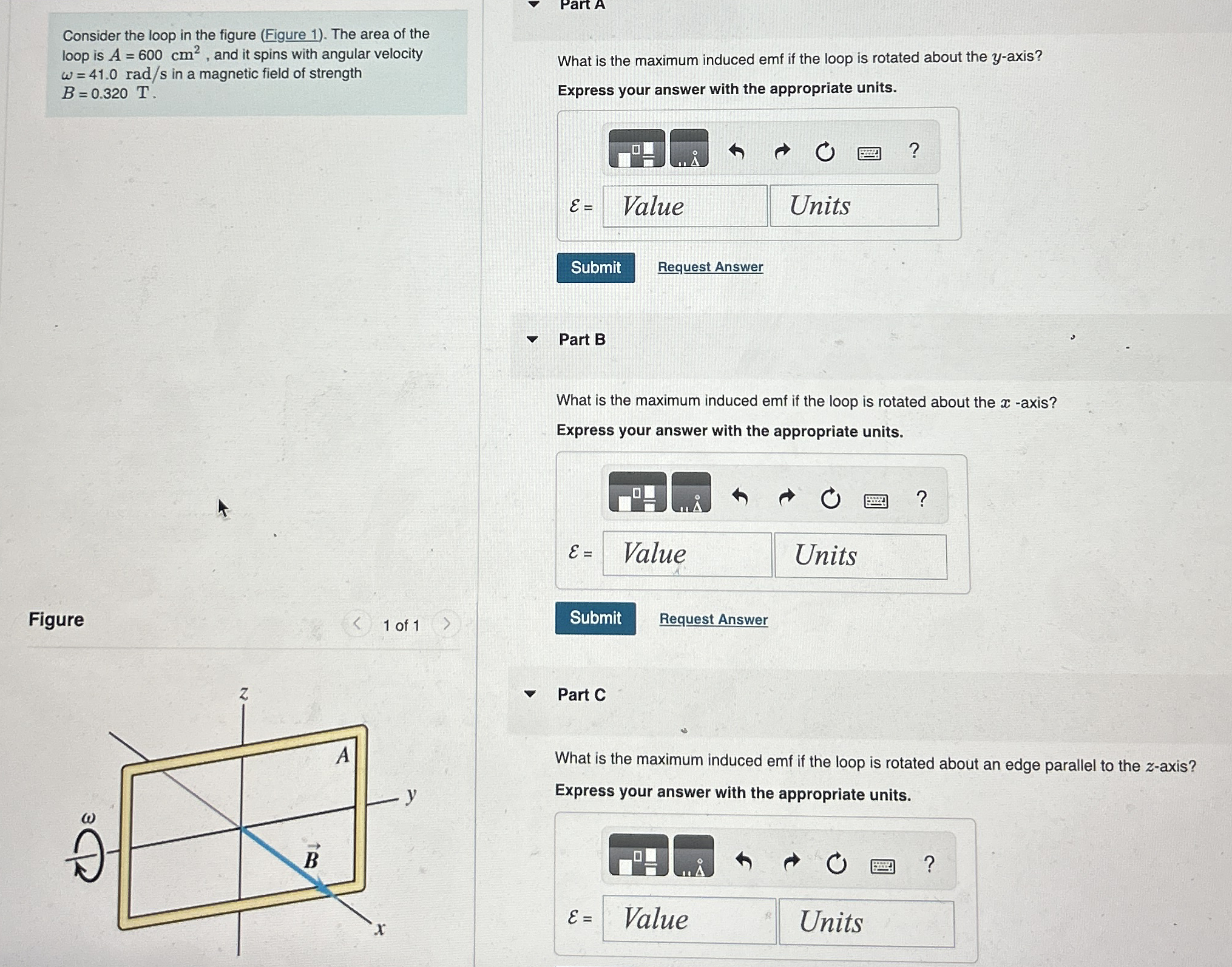 Consider the loop in the figure ( Figure 1 ) .